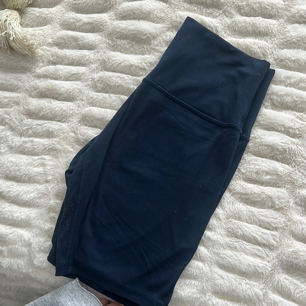 Navy Blue lululemon Biker Shorts